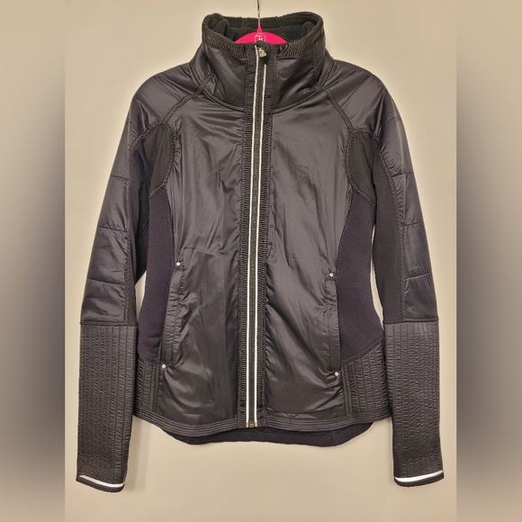Lululemon Run: Bundle Up Jacket outdoor quilted running athletic black coat  6 - Picture 2 of 10